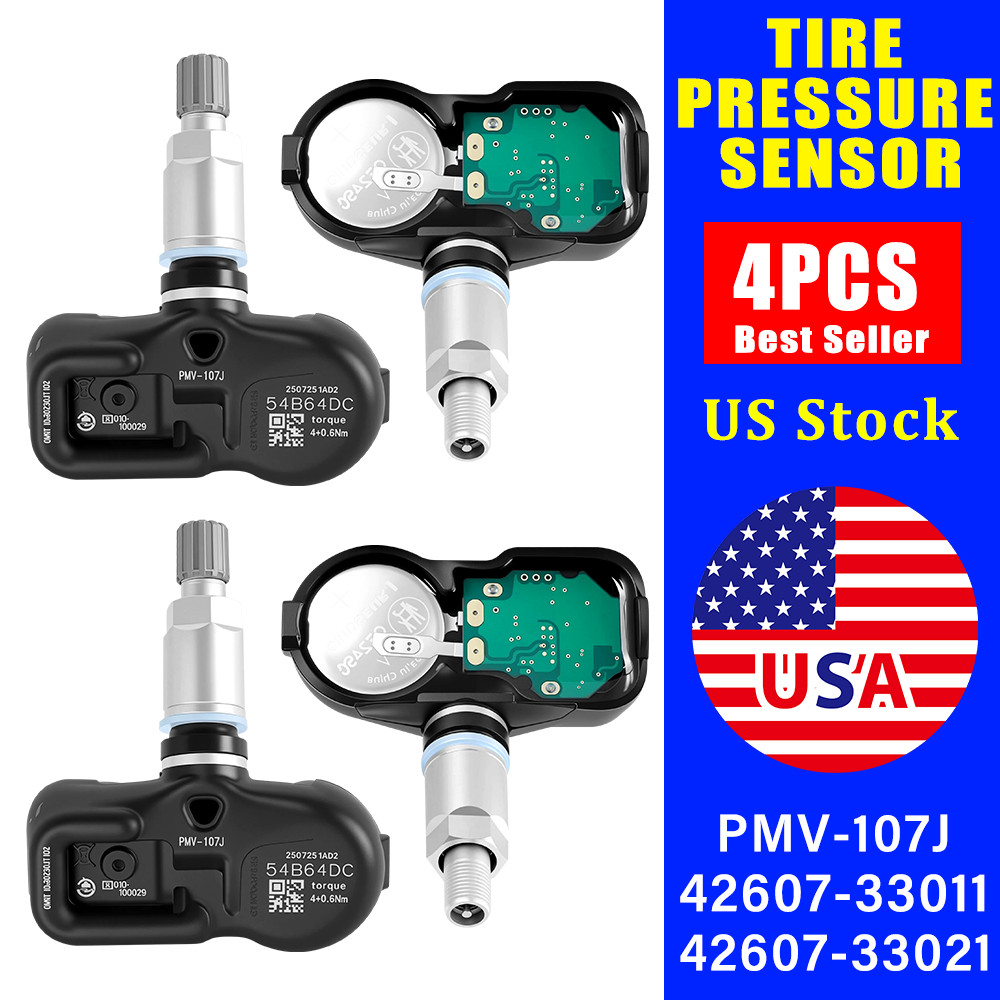 4pcs Tpms Tire Pressure Sensor For Toyota Sequoia Oem:4260733021 4260706011