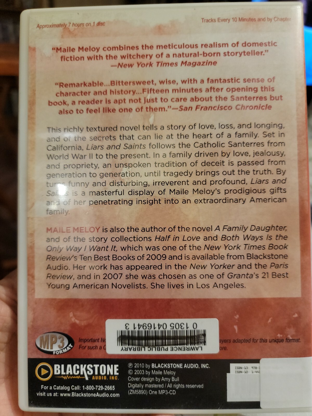 Liars and Saints (MP3 CD) Maile Meloy