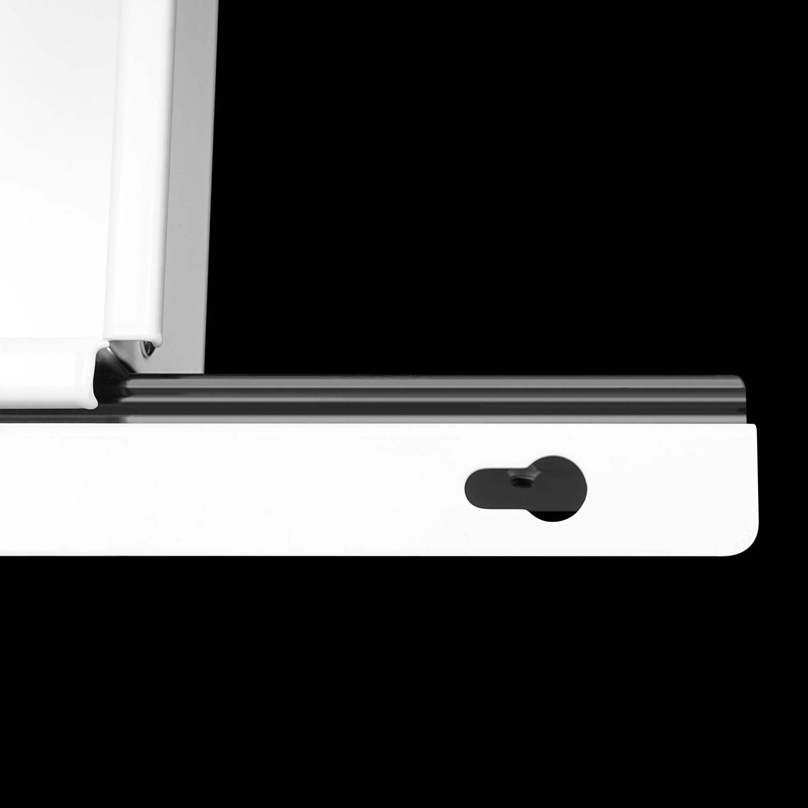 33" White Space Saver Sliding Under Desk Storage Drawer Pull-out Drawer White