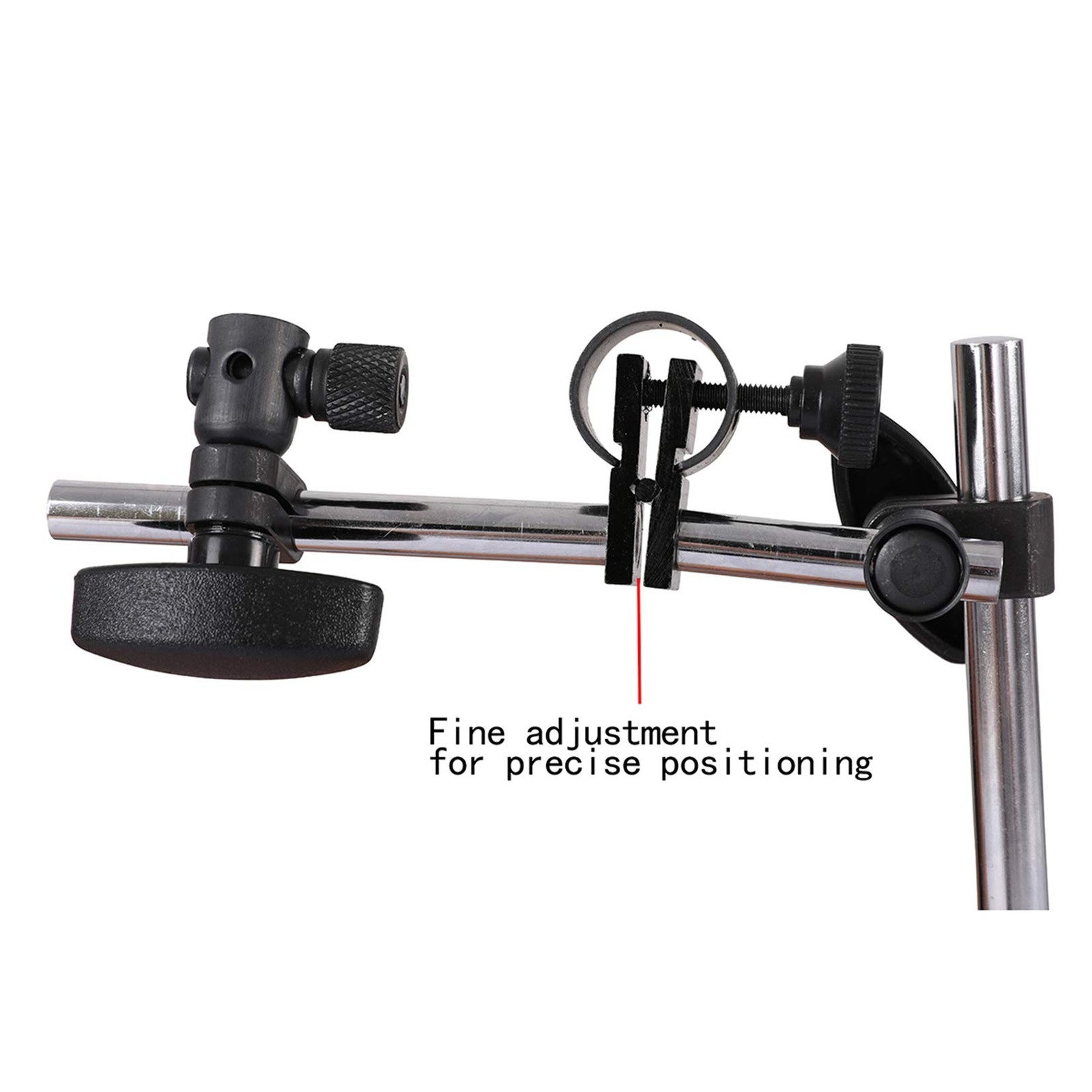 Qnkaa Dial Indicator with Magnetic Base Holder Fine Adjustable Long Arm 0-1"...
