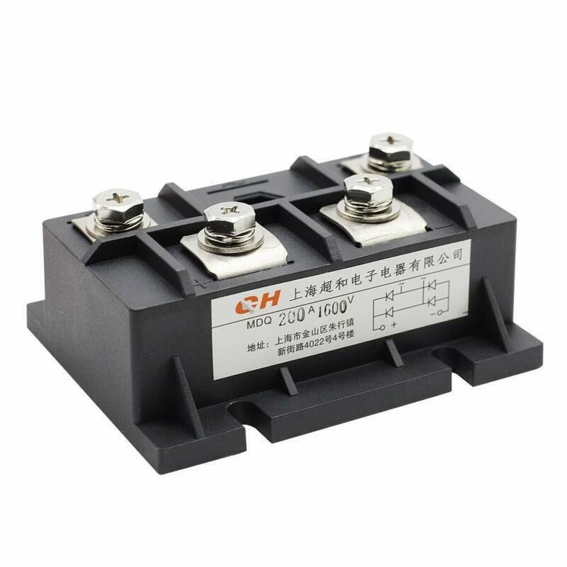1pcs Bridge Rectifier MDQ-200A 200A 1600V Full Wave Diode Module Single Phase D