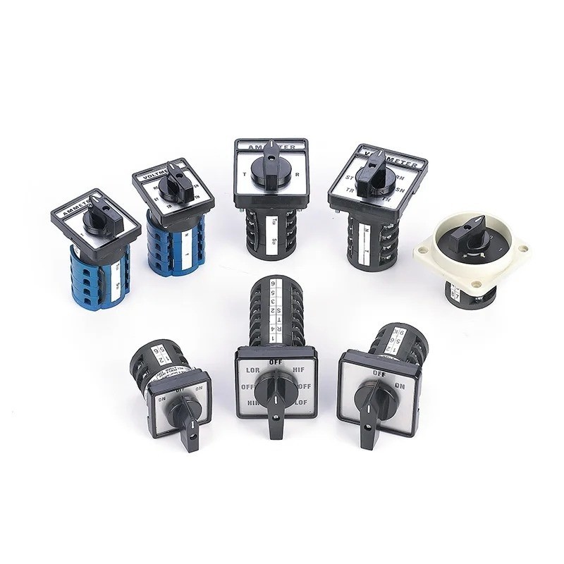 Rotary Cam Switch 8 Position 7Pole Selector Silver Contact Electrical Changeover