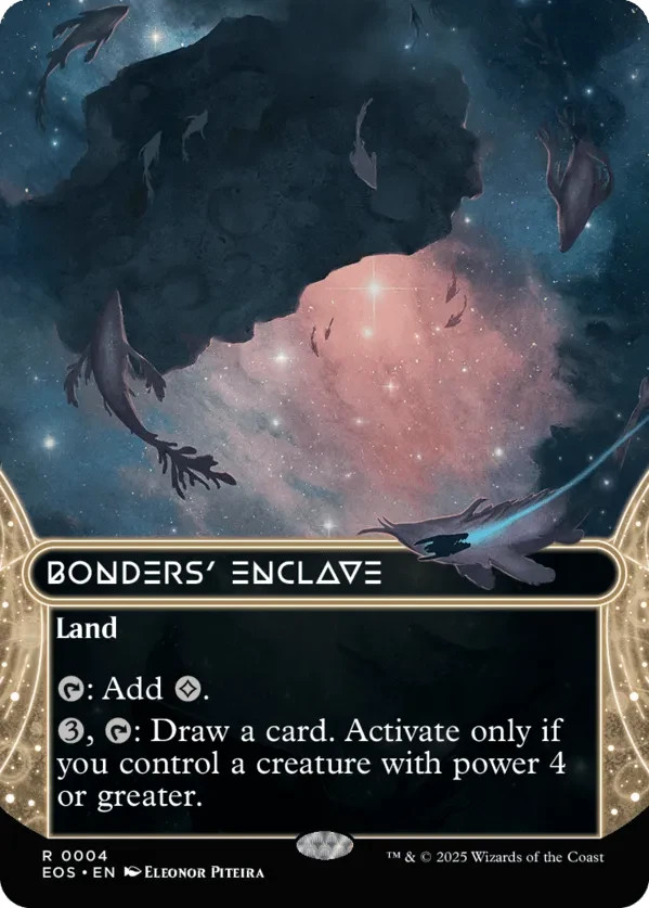 Bonders' Enclave (Borderless) - Edge of Eternities Stellar Sights - 4 - NM - MTG