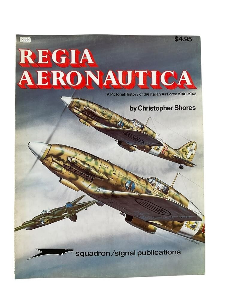 WW2 Italian Air Force Regia Aeronautica Squadron Signal Issue 6008 Used Softc...