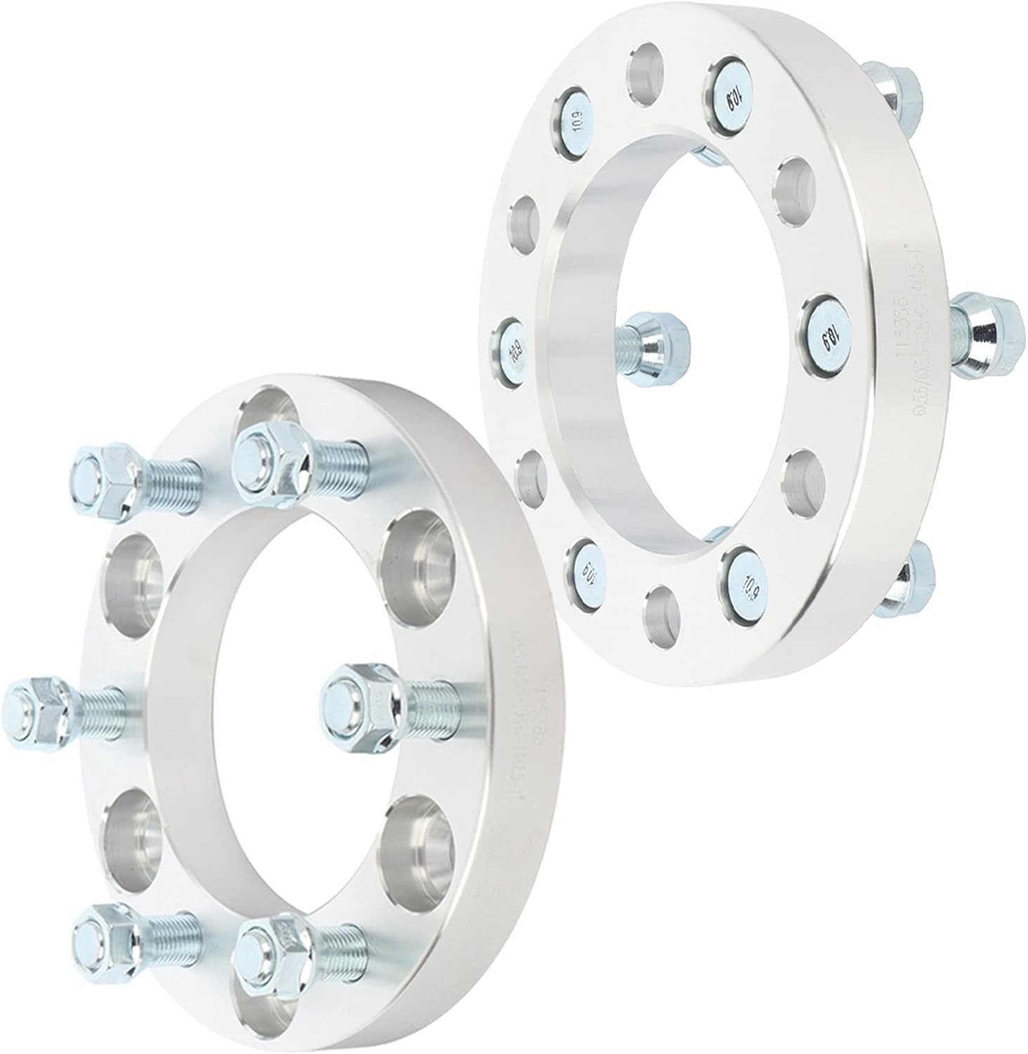 6x5.5 Wheel Spacers 1 inch 6x139.7 Real Forged Spacers with 14x1.5 ThreadSize