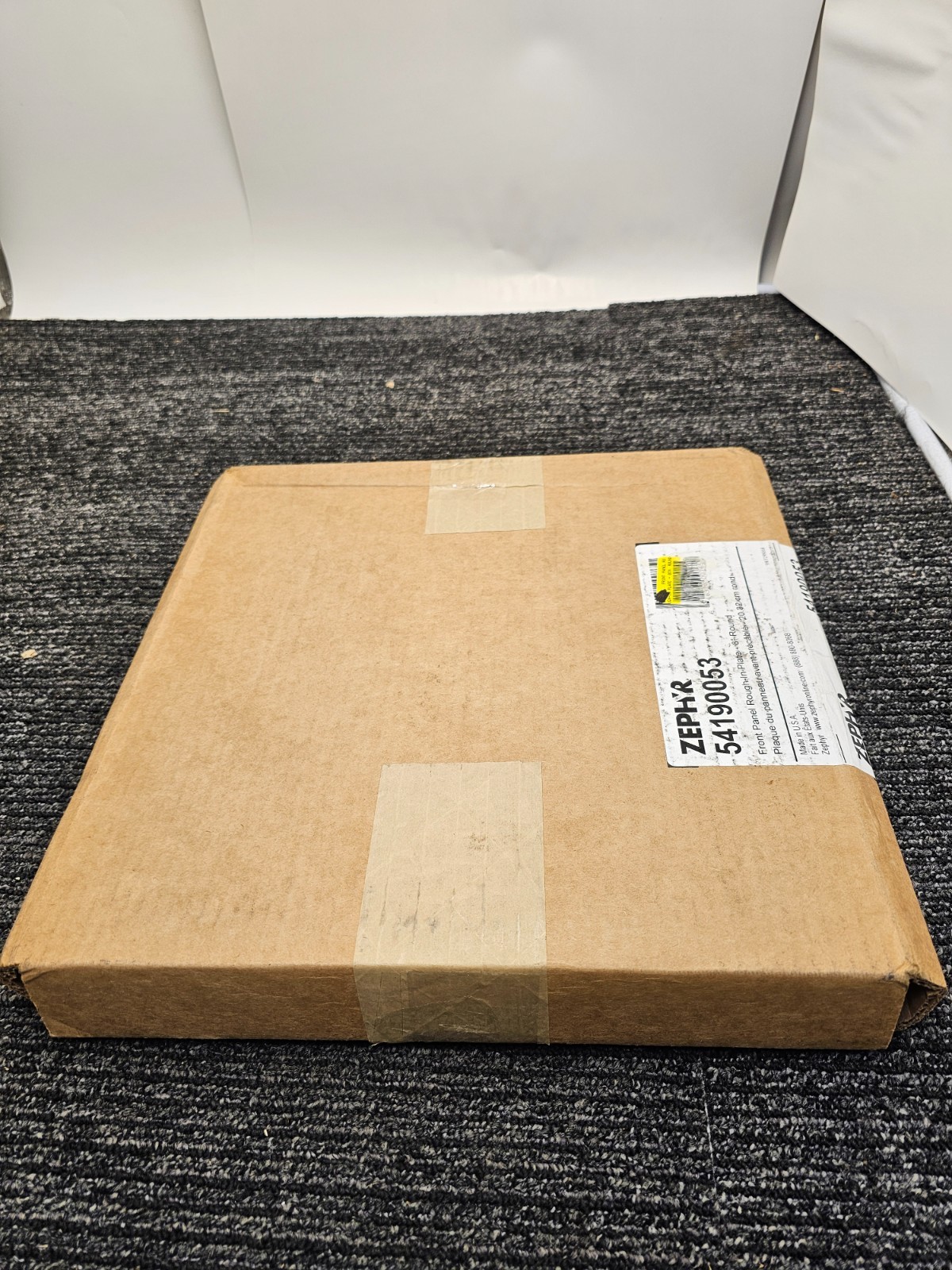 Zephyr 54190053 Front Panel Rough-In Plate - 8" Round, DLI-A