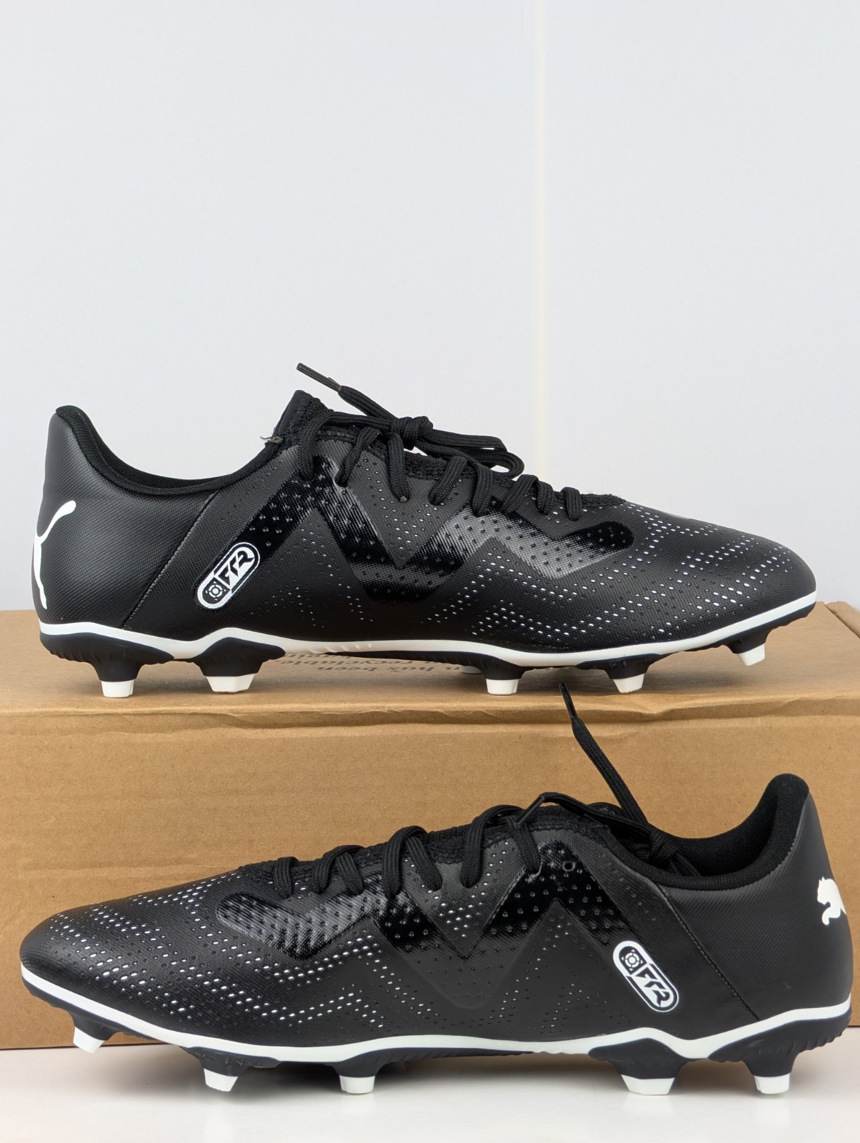 Puma Men's Future Play FG / AG Black White Soccer Cleats 107187-02 Size 12.5