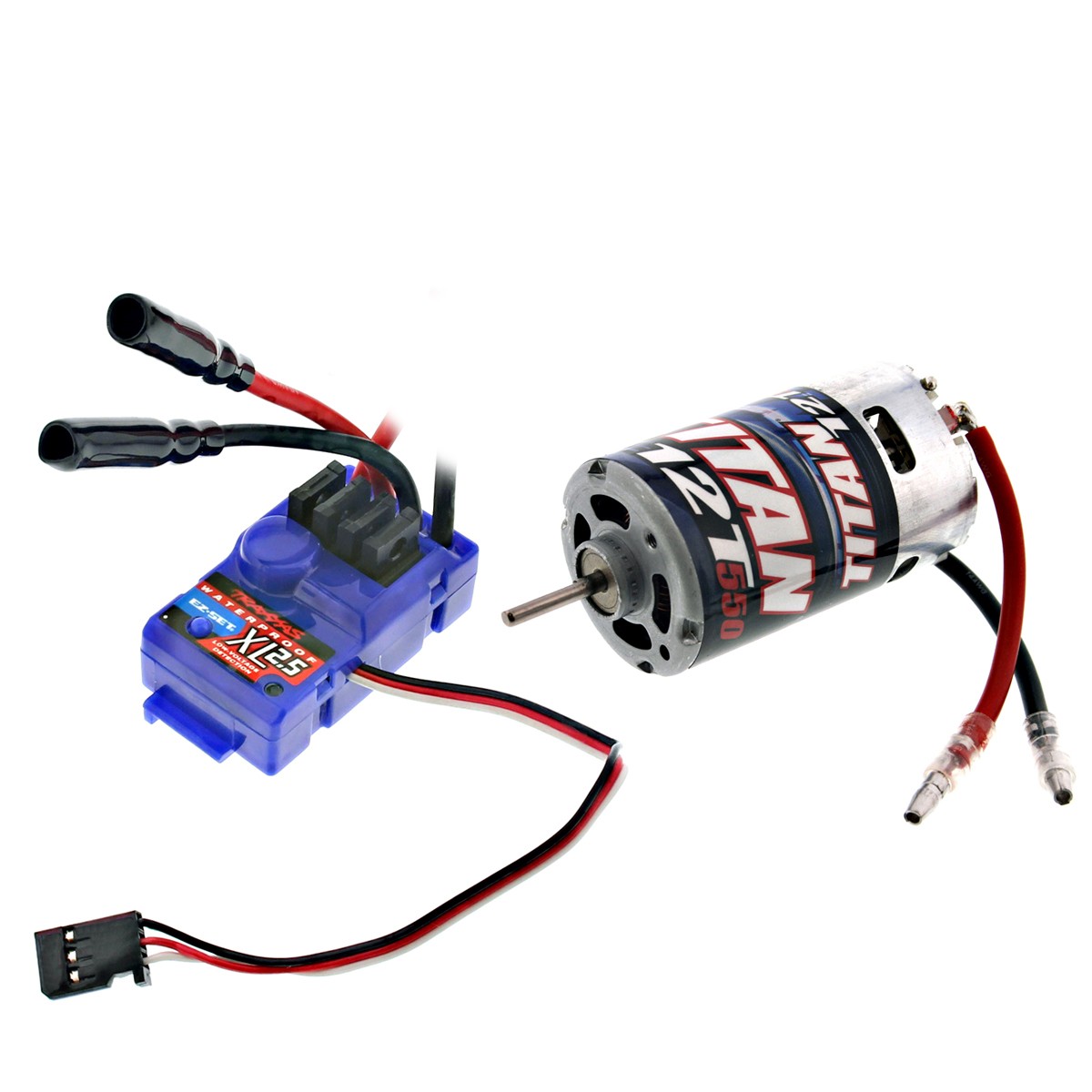 Traxxas 1/16 Grave Digger * XL 2.5 WATERPROOF LVD ESC  & TITAN 12T 550 MOTOR *