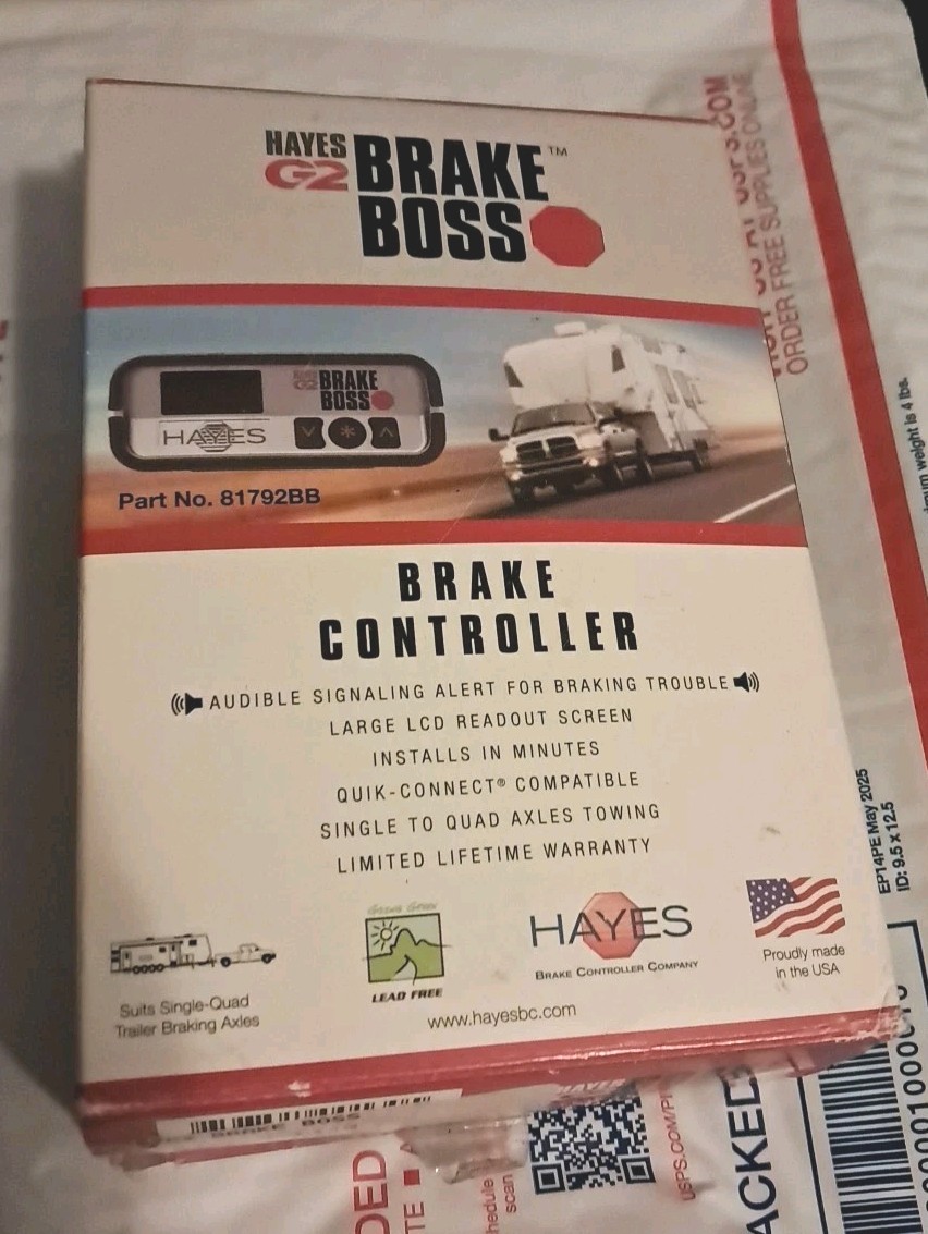 OPEN BOX Hayes Brake Boss G2 Electronic Brake Controller 81792BB FREE SHIPPING!!
