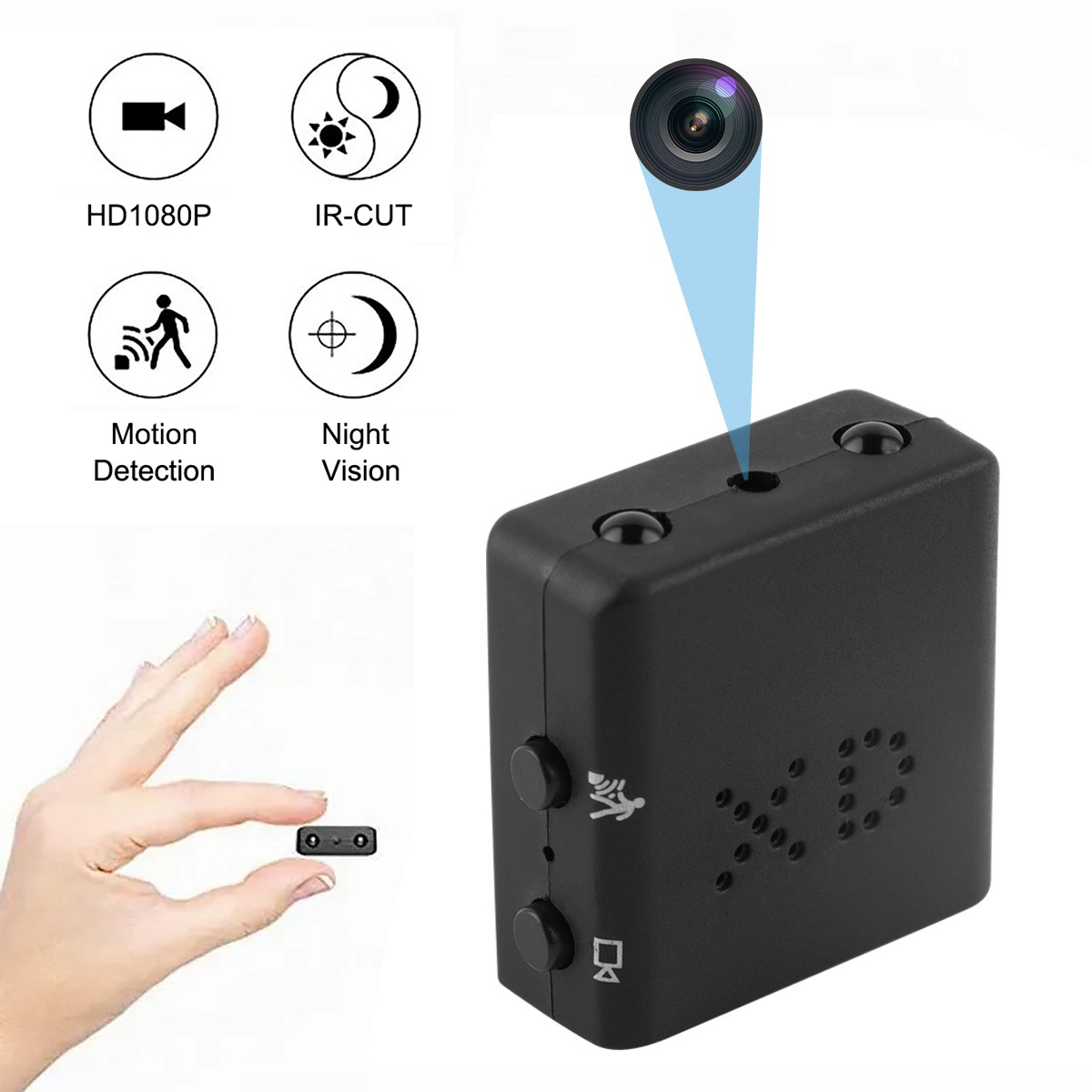 200mAh Battery Night Vision Capability Upgraded Version Direct Recording Device
