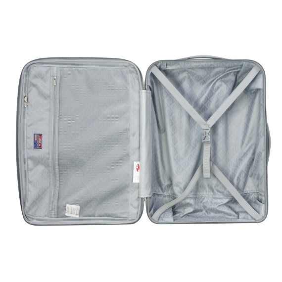 Olympia USA Denmark Plus Expandable Hardcase Mid-Size Suitcase (Teal, 26")