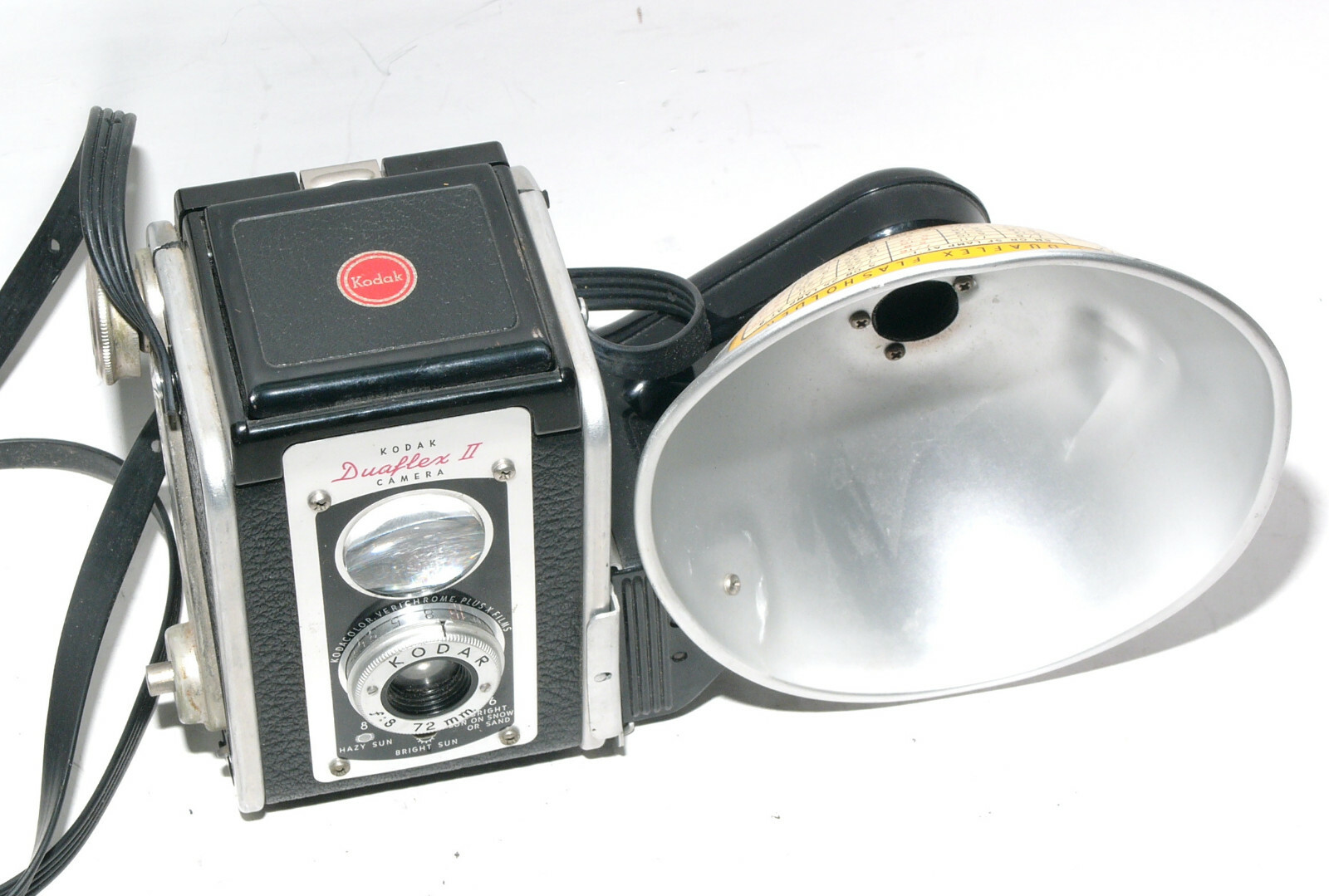 Kodak Duaflex II Camera with flash attachment