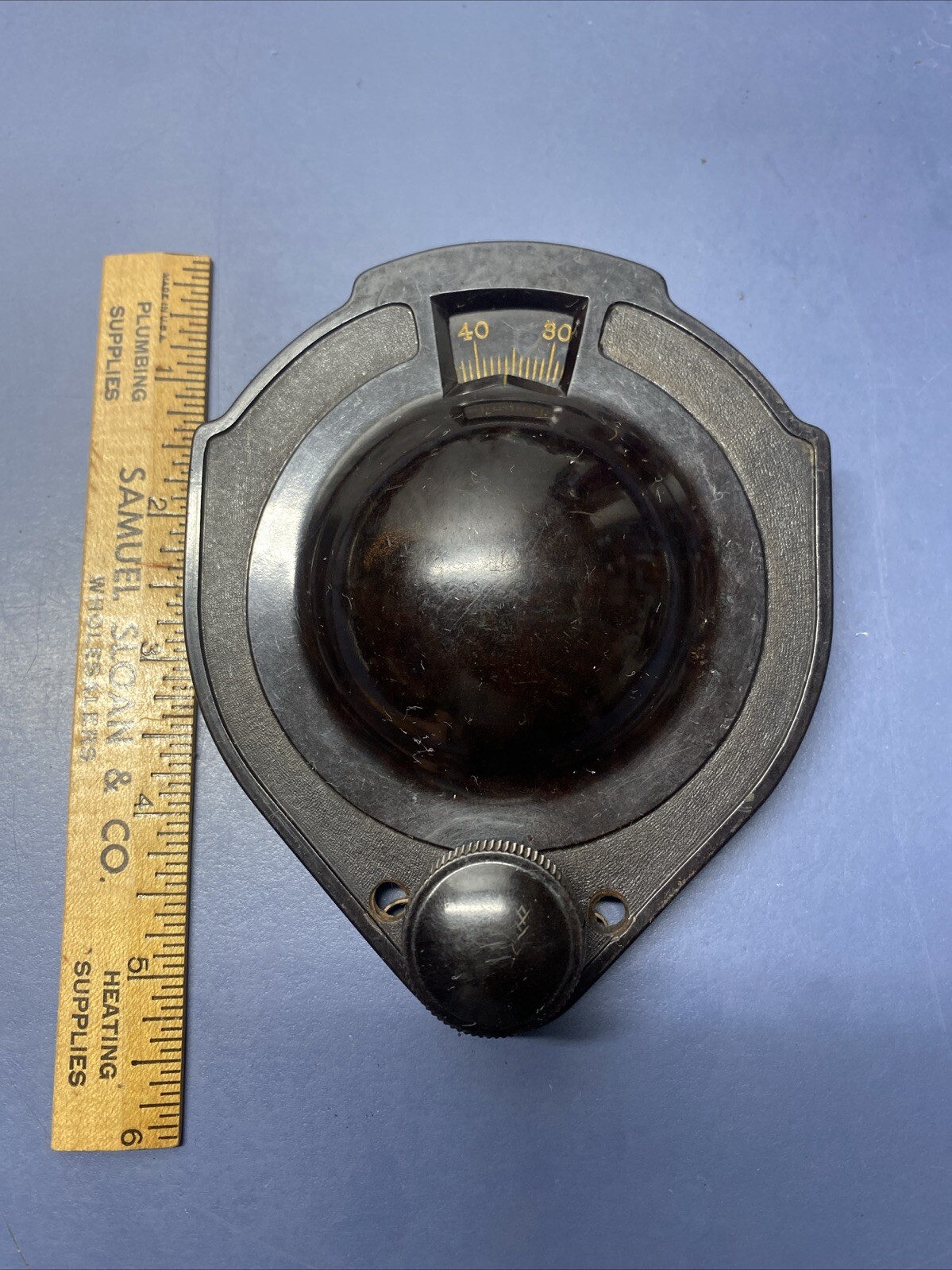 1922 Vernier Dial Radio Tuning Knob antique vintage receiver knob dial Bakelite
