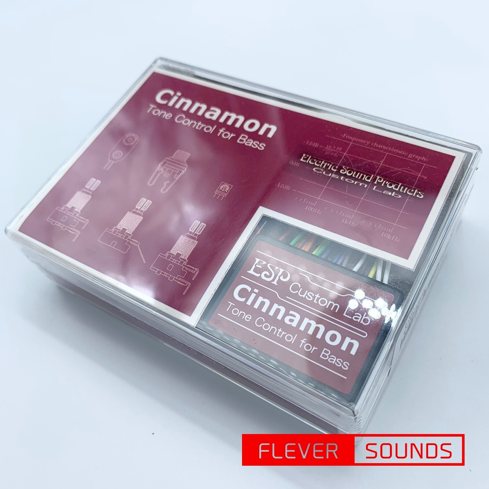 ESP CINNAMON Preamplifier Circuit Active Type for Electric Bass Guitar Genuine