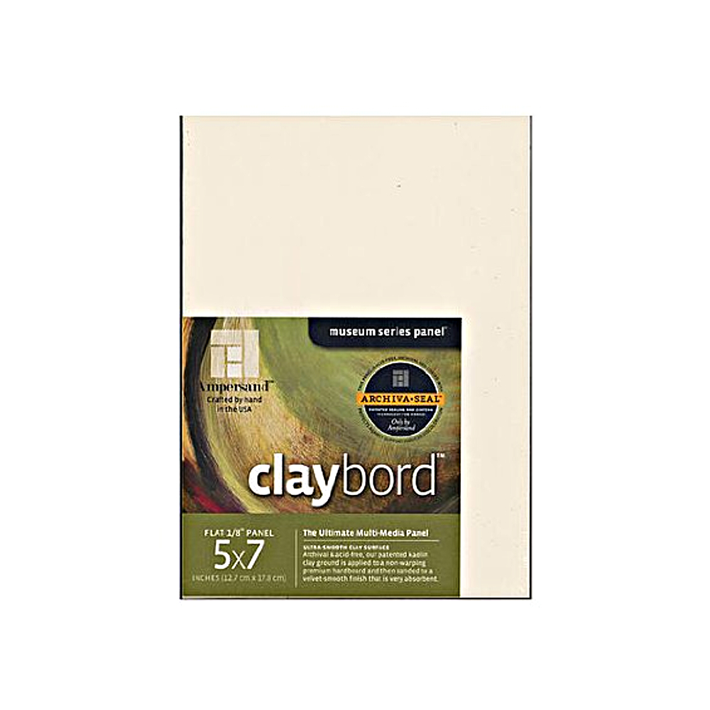 Ampersand Claybord 5X7 1/8 Inch Pk/3