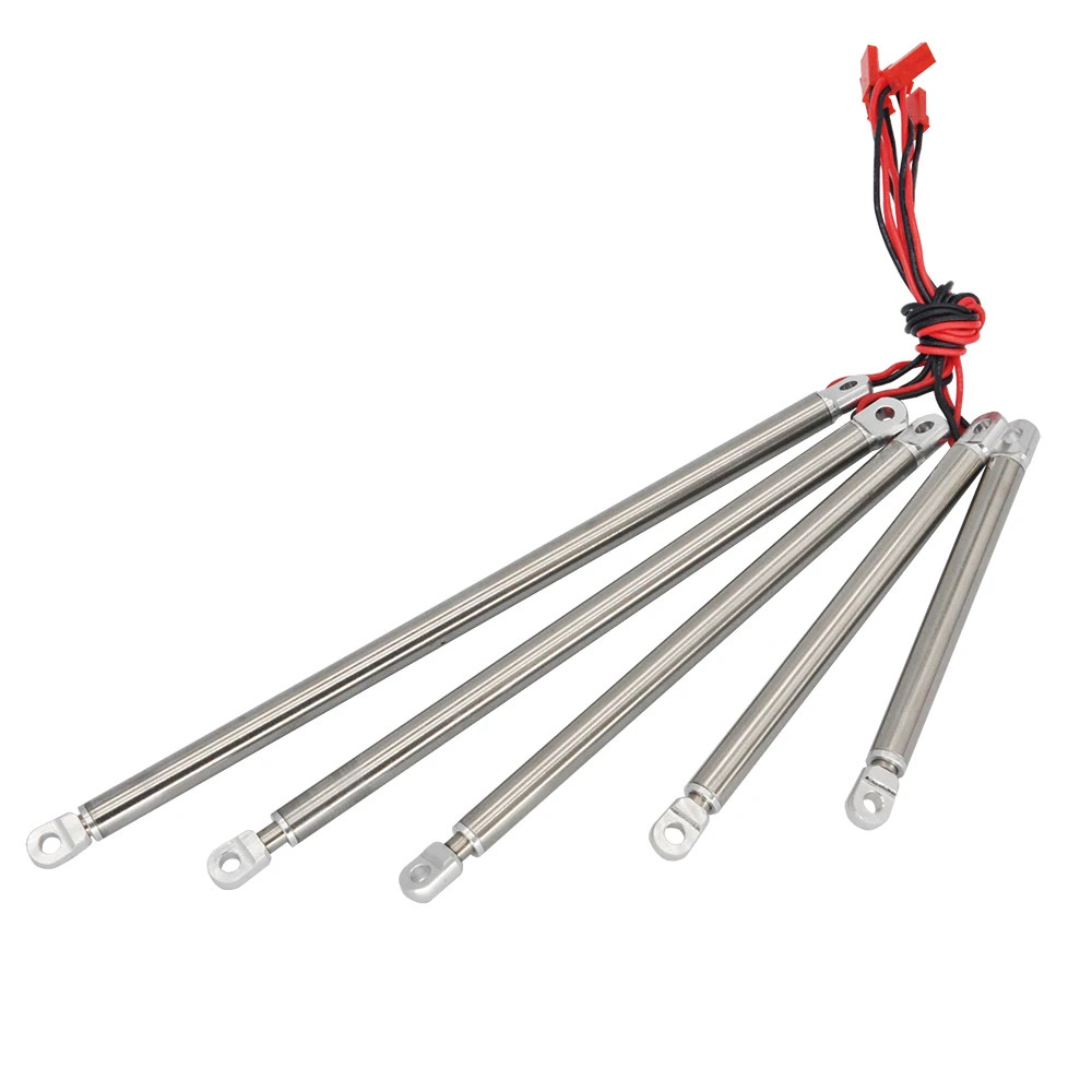 3-9V Metal Electric Push Rod Simulation Cylinder 30-130mm RC Car Excavator DIY