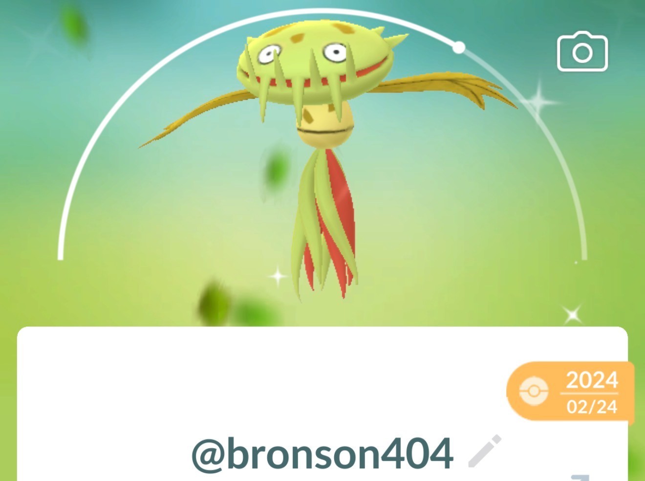 Pokemon Shiny Carnivine TR--ADE G0 Unregistered