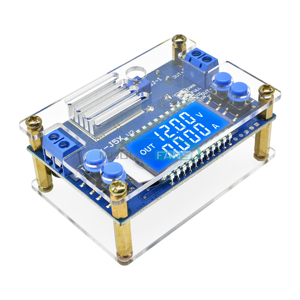 5A DC-DC Constant Voltage Current LCD Adjustable Buck Step Down Module with Case