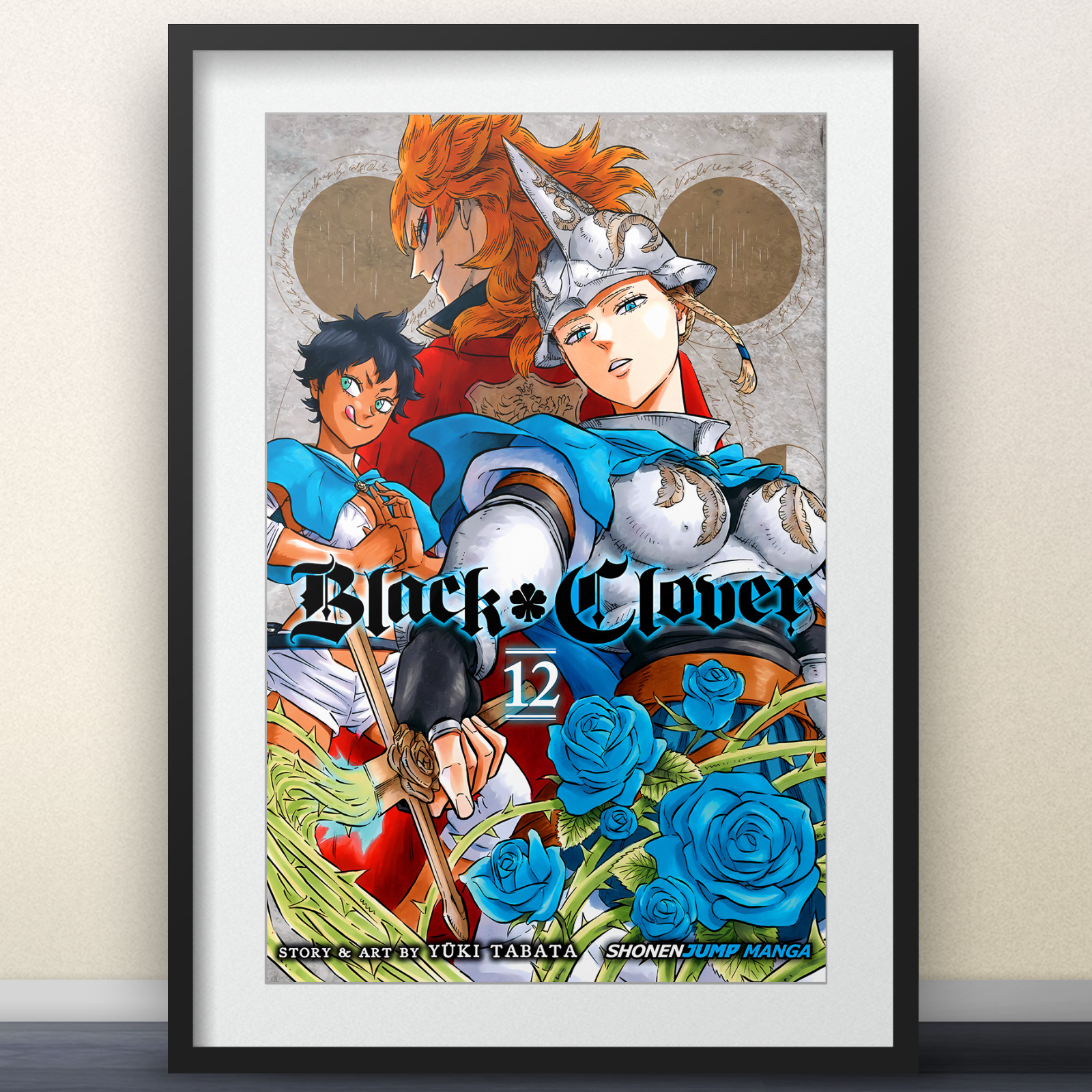 Black Clover - Vol 12 Cover Art - 11x17" Poster - Art Anime Noelle Asta yami