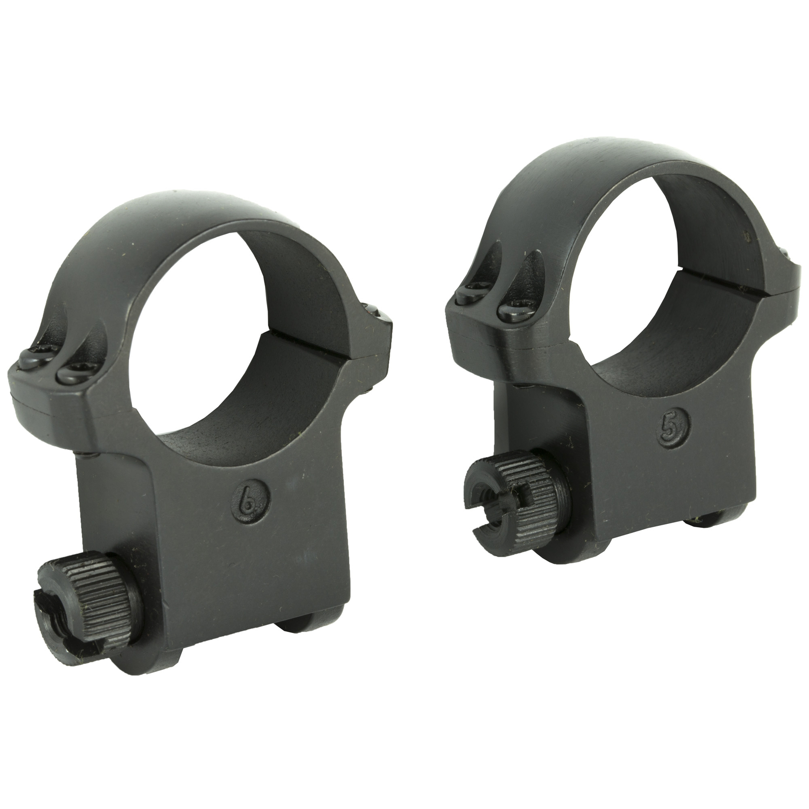 Ruger M77 Rifle Scope Ring Set 1 High Matte Black Finish for Precision Optics