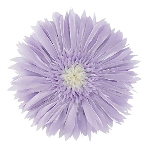 Decorative 3D Round Flower Pillow Handmade Daisy Floral Throw Pillow with