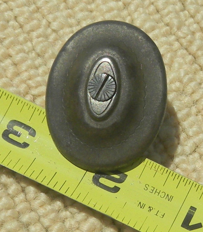 Vintage  ,Rosette, Metal , BUTT Stock - Decoration , Add -On  Piece