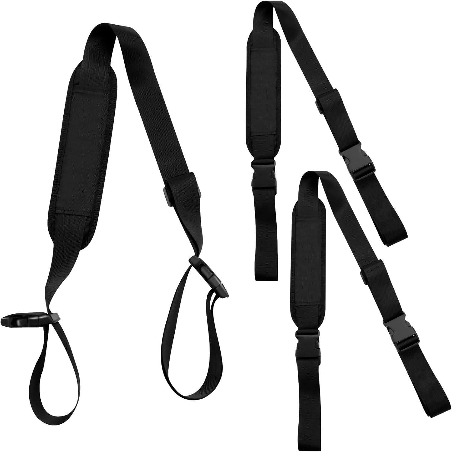 3 Pack Adjustable Camping & Beach Chair Carry Straps Heavy-Duty Lightweight Carr
