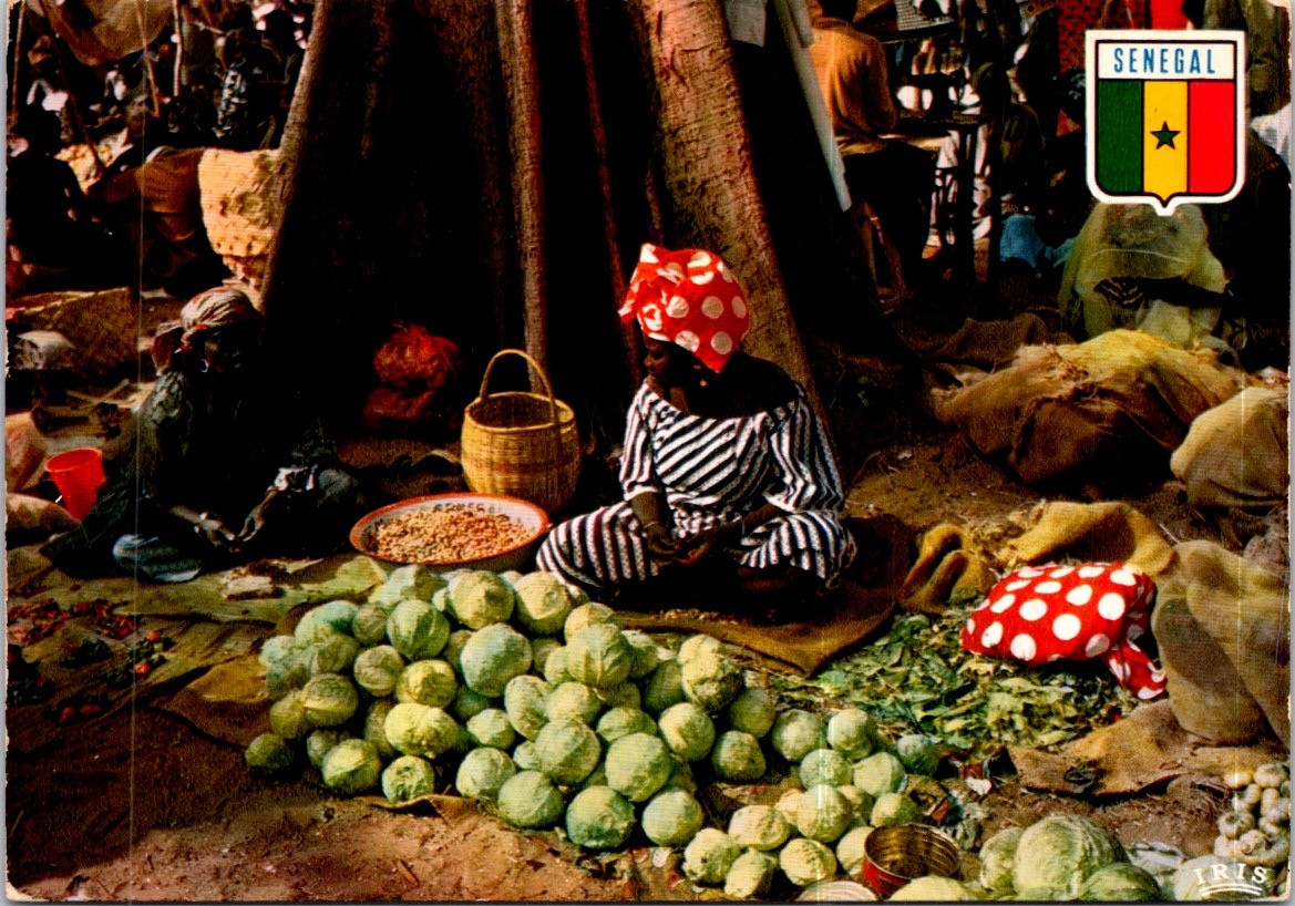 (1566) 23-9-2025 - Sénégal (market fruit seller) Marché de Fruit
