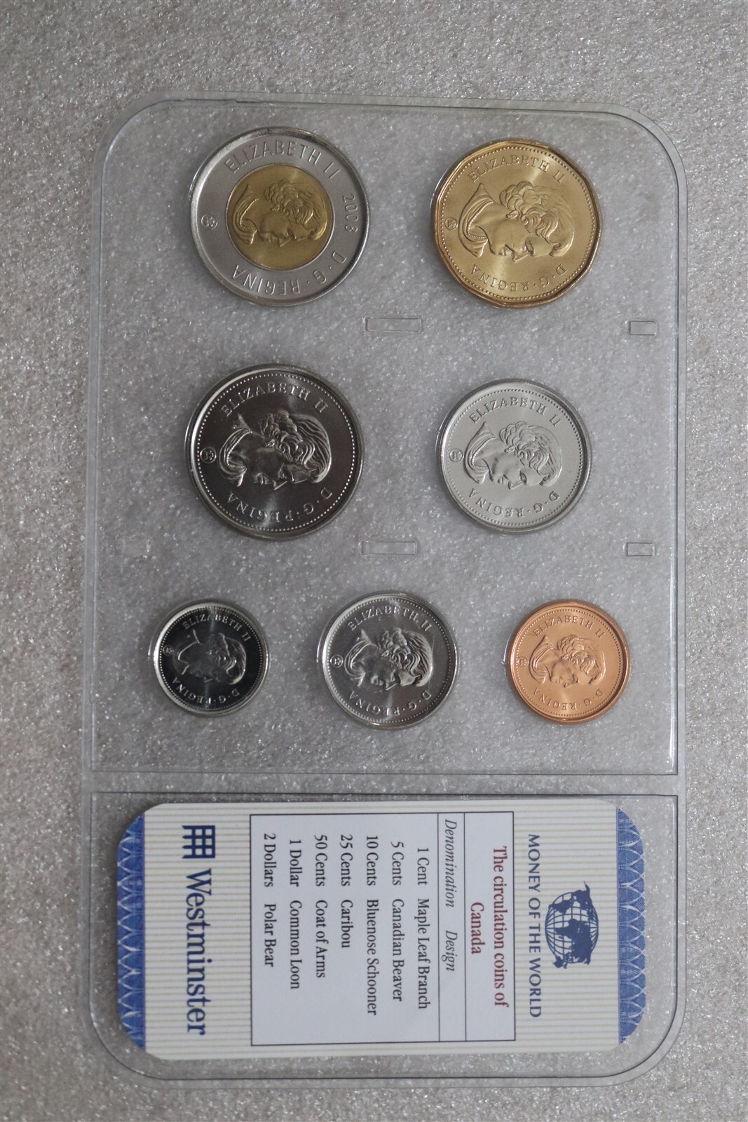 🧭 🇨🇦 CANADA MINT SET WITH COA B67 #5