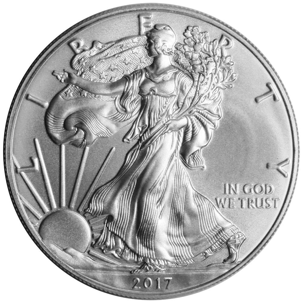 2017 $1 American Silver Eagle 1oz BU