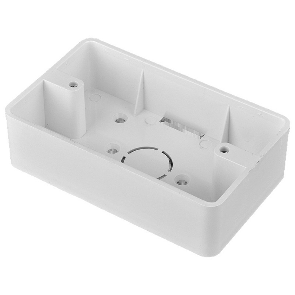 Exterior Mount 118 Type Switch and Socket Enclosure White PC 119x73x33 mm