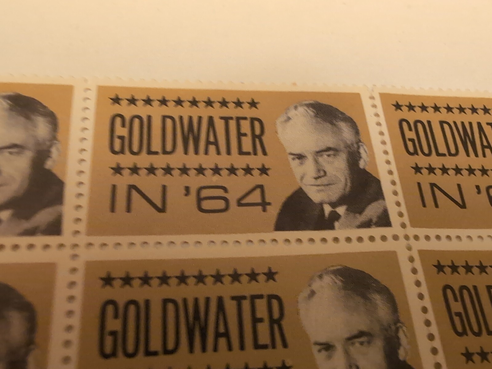 Barry Goldwater 1964 Stamps