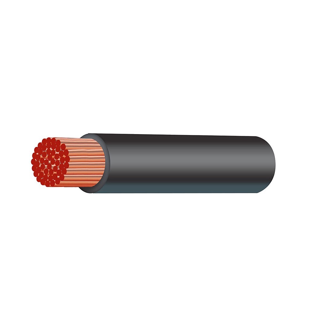 Custom - 0 B&S x 1m (Red, Black), 4 x 50mm2/8mm Ring Lugs