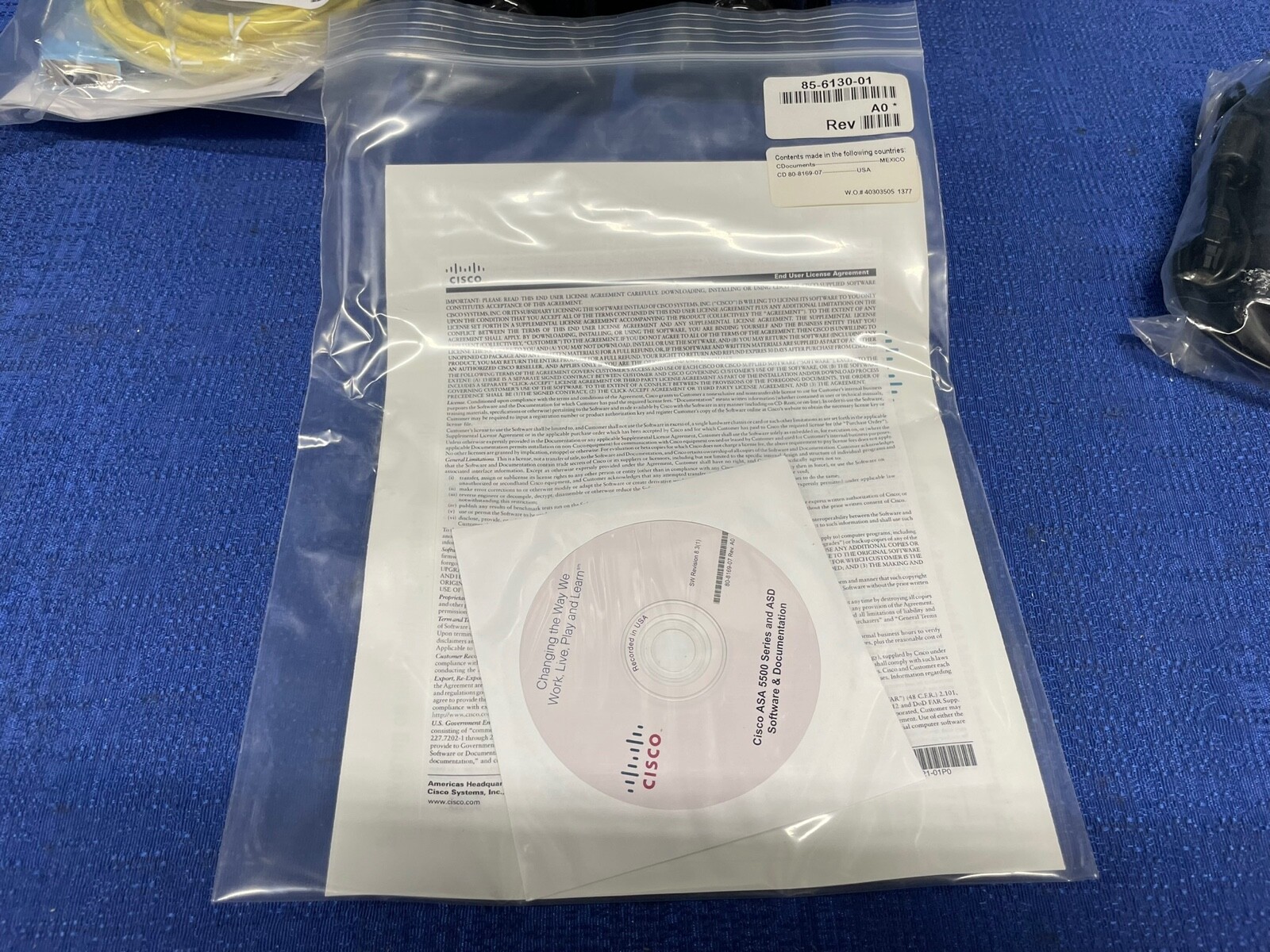 Cisco ASA 5505 V09 Fast Ethernet Firewall Security Appliance Open Box