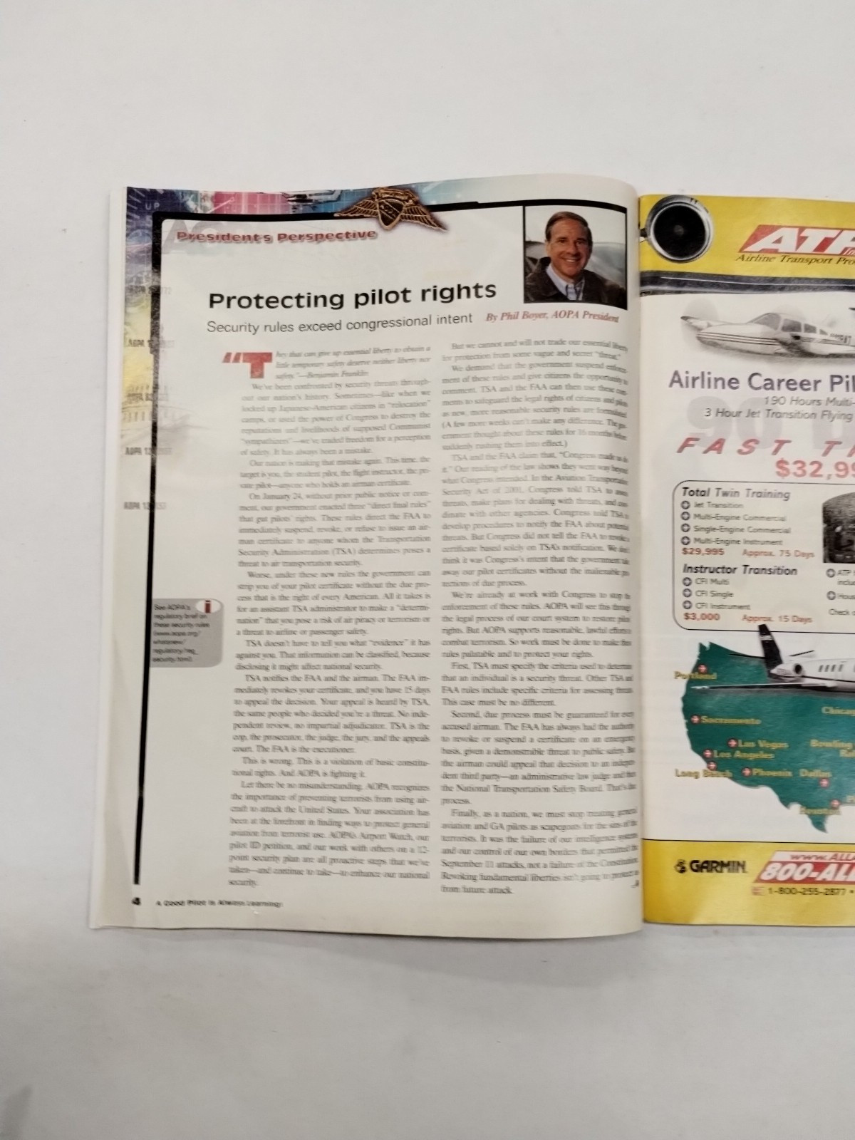 AOPA Flight Training Magazine April 2003/Volume 15/Number 4-Original