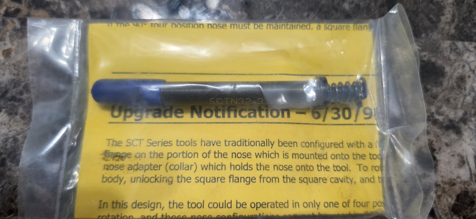 SCTN32-3 3" Nose Assembly for .032" Safe-T-Cable® Application Tool