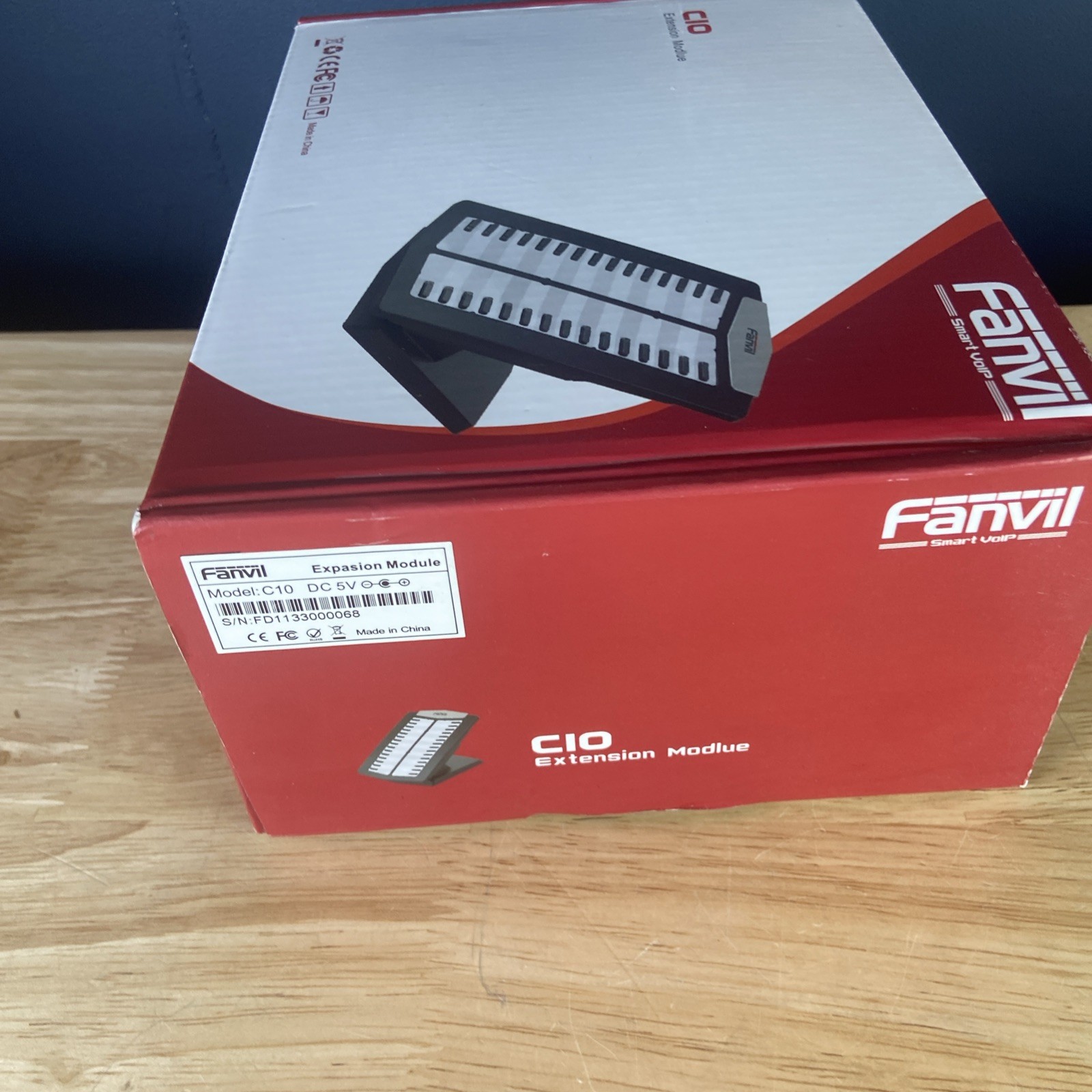 Fanvil C10 30 Keys Console Expansion Module New