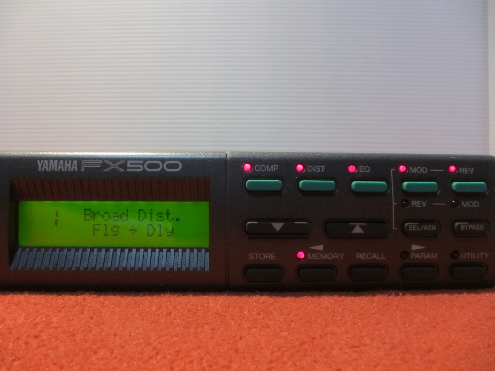 Yamaha FX500 Multi Effects Processor Guitar Effect w/ AC Adapter / Fast Shipping