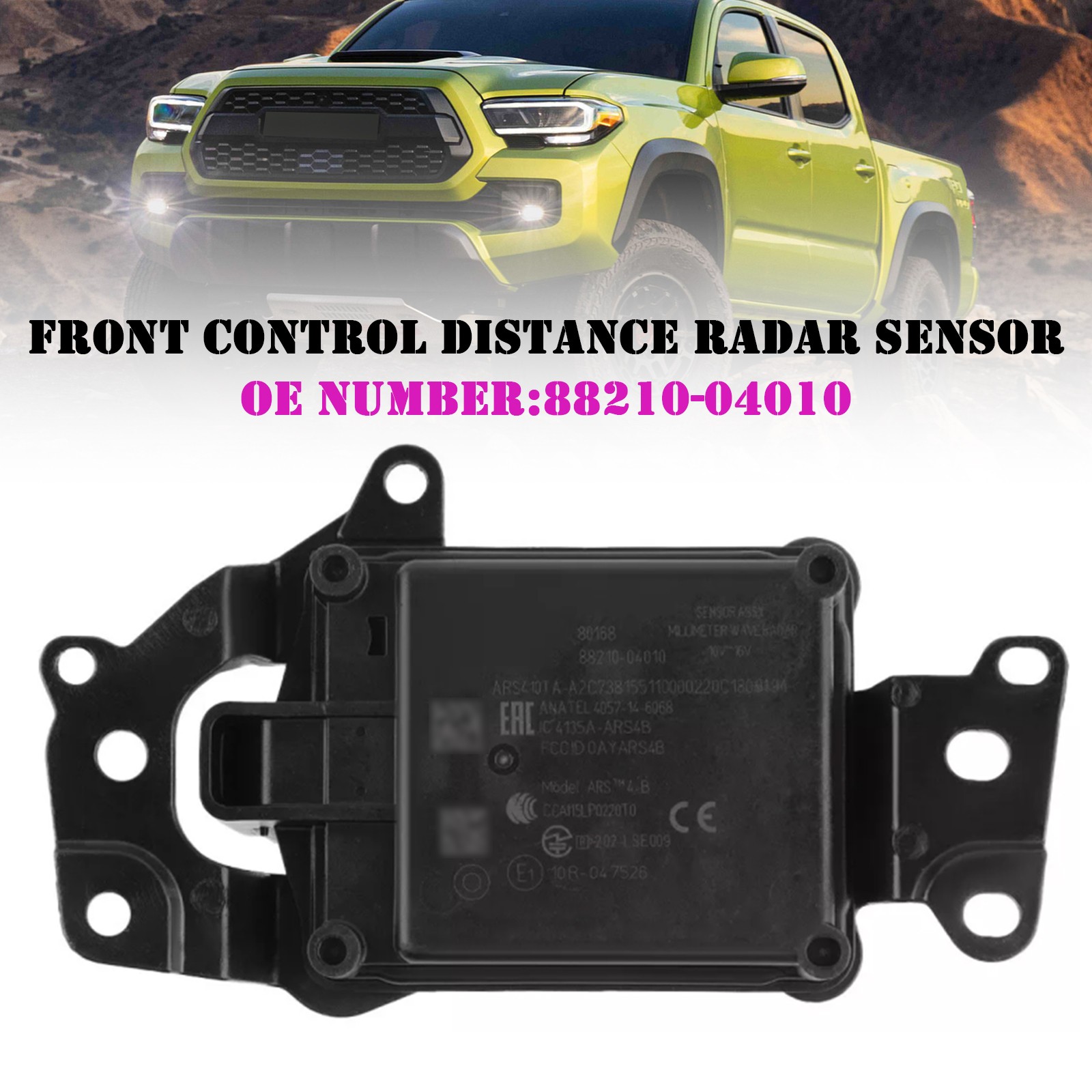 For Toyota Tacoma 2018-2022 Front Control Distance Sensor Radar 88210-04010 USA
