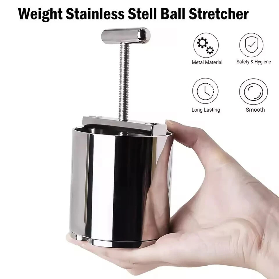 BALL SQUEEZER CHAMBER Scrotum Pendant Testicle Squeezer Device  Ball Stretchers