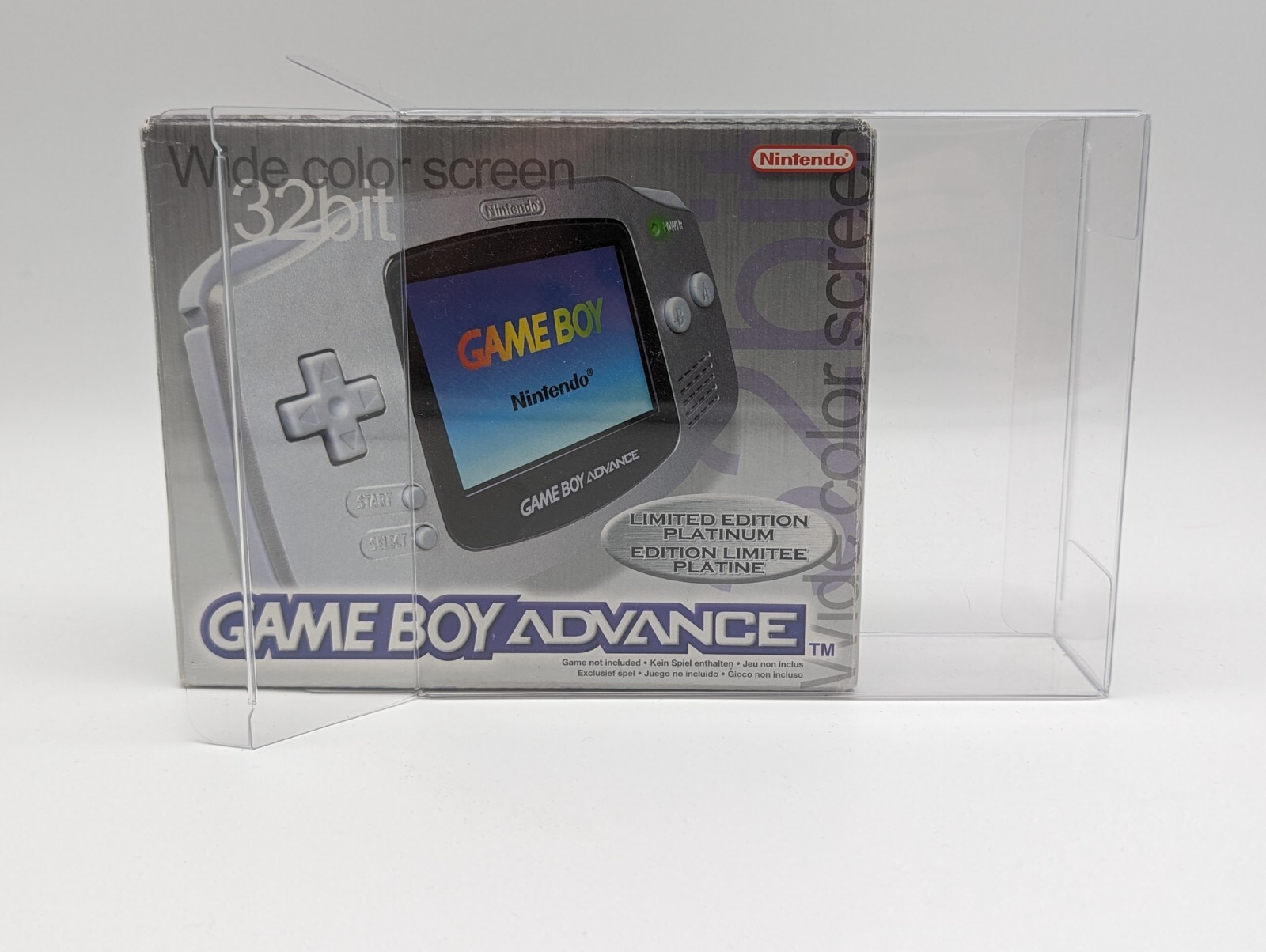 Protective case suitable for Game Boy Advance console original packaging game protector film