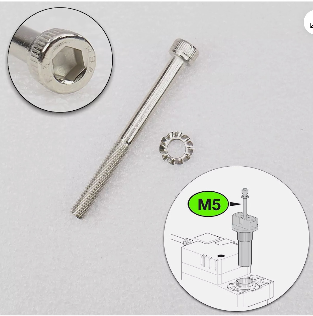 M5 Valve screw for BELIMO LRB24, LRX24, ARB24, ARX24 Actuators (old valves) (6)