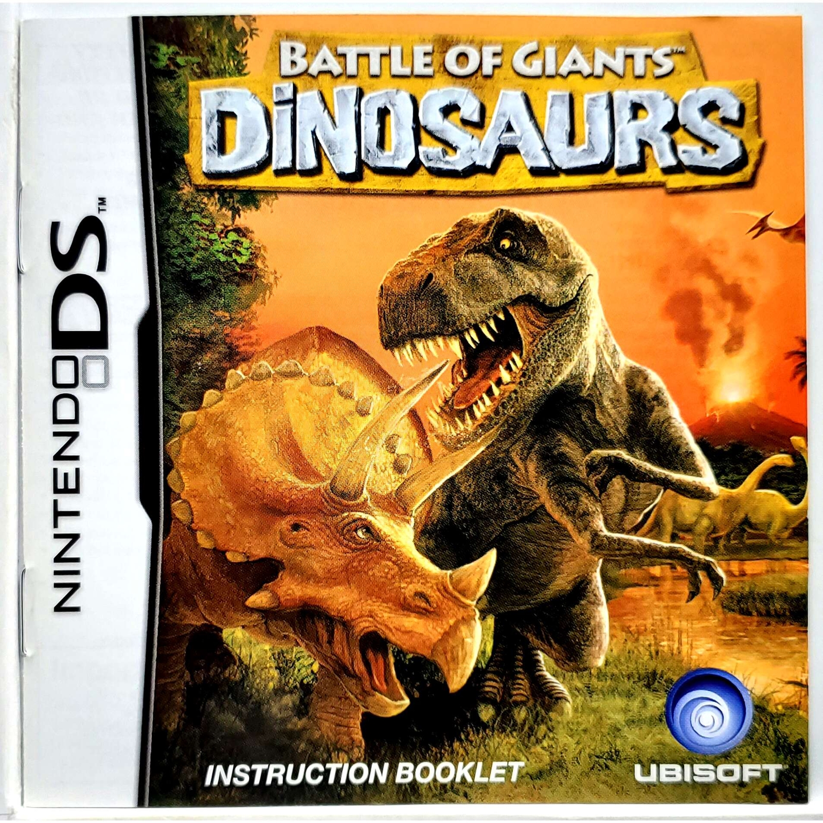 (Manual Only) Battle of Giants: Dinosaurs Nintendo DS Original