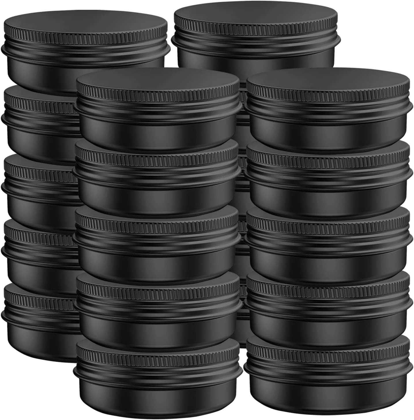 20 Pcs 0.5 Ounce Aluminum Tin Jars Containers Leak Proof Cosmetic Tin Jars Conta