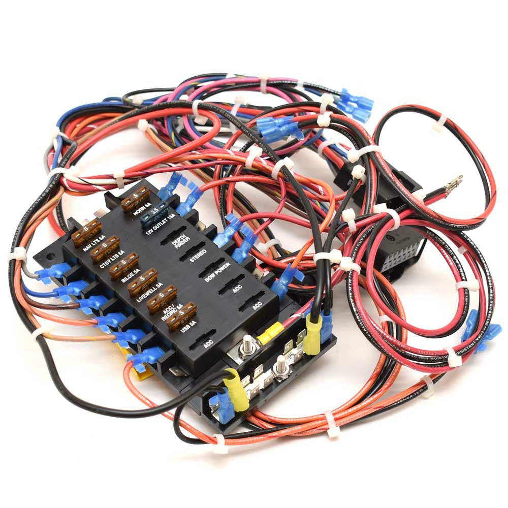 GCS Boat Fuse Block Harness 2355589 | Lund 12V