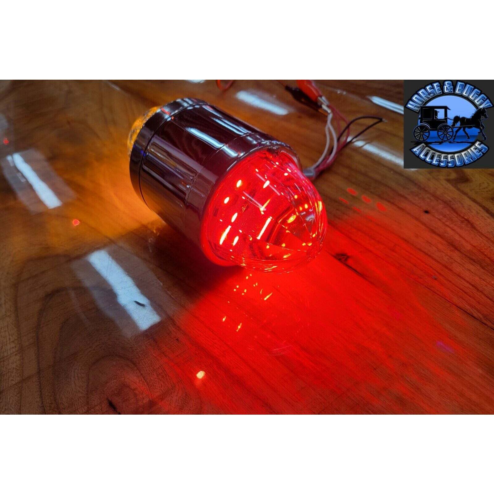 51549 18 LED Dual Function Watermelon Double Face Light Amber LED/red with clear