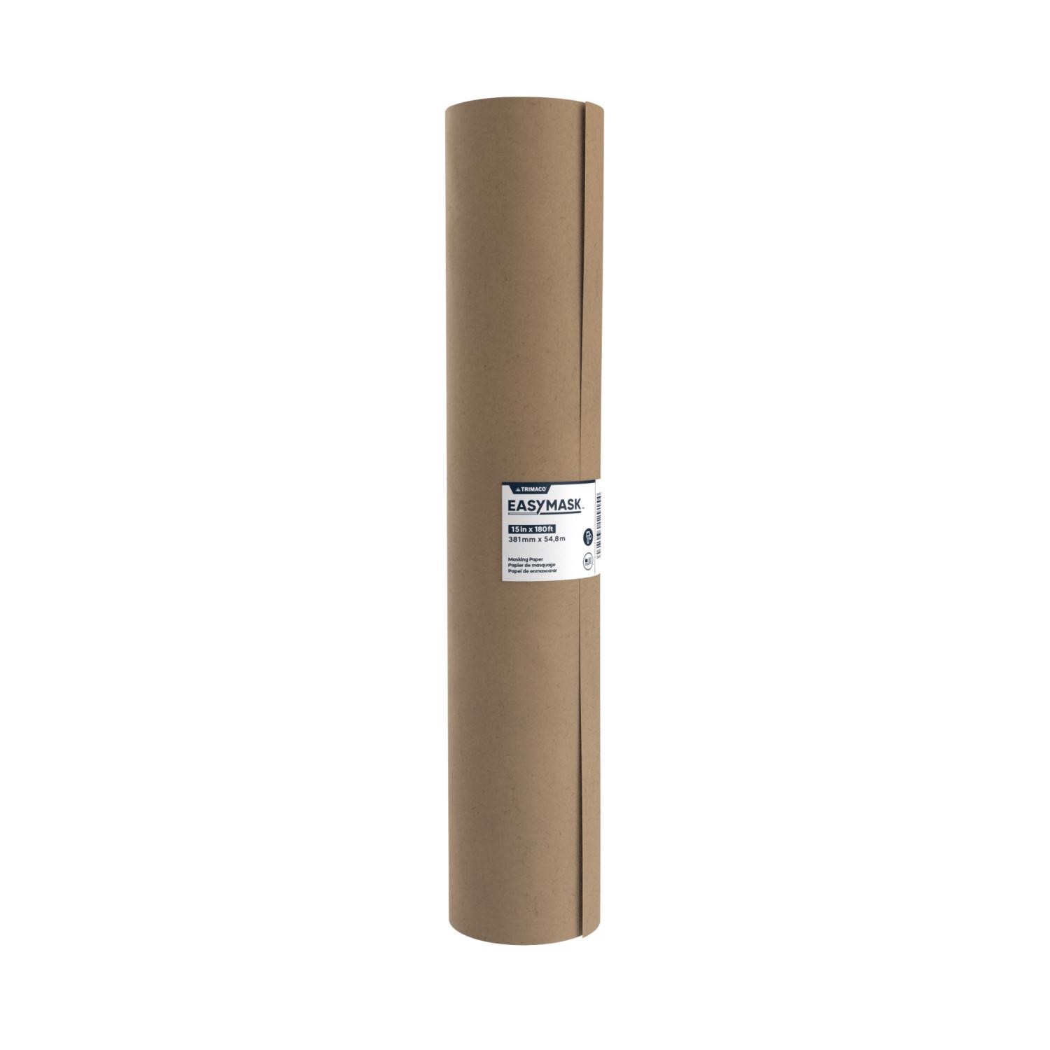 Trimaco Masking Paper 3 mil mil T X 15 inch W X 180 foot L Paper Brown 1