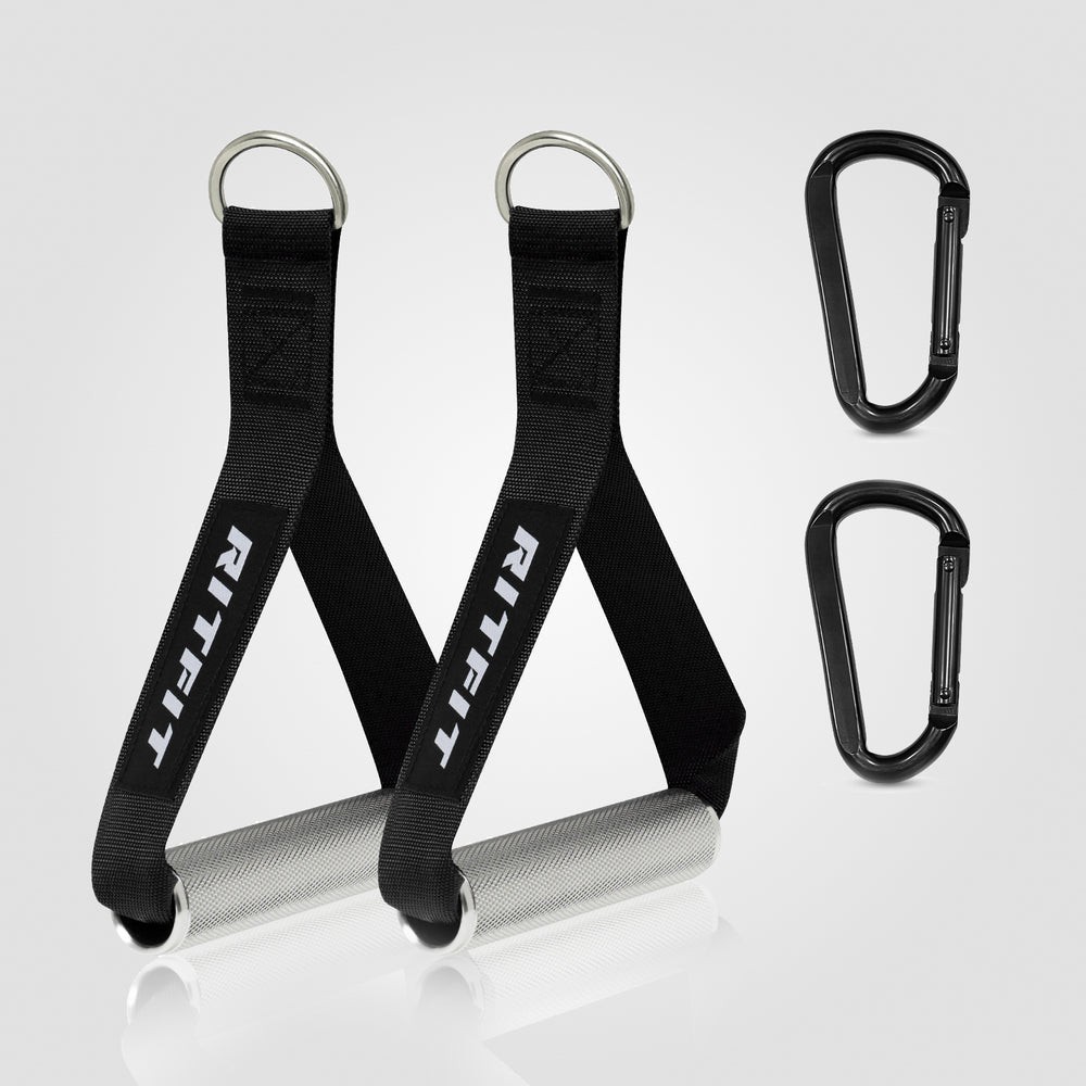 RitFit Exercise Handles for Cable Machine Aluminum Alloy Gym Handles D Handle