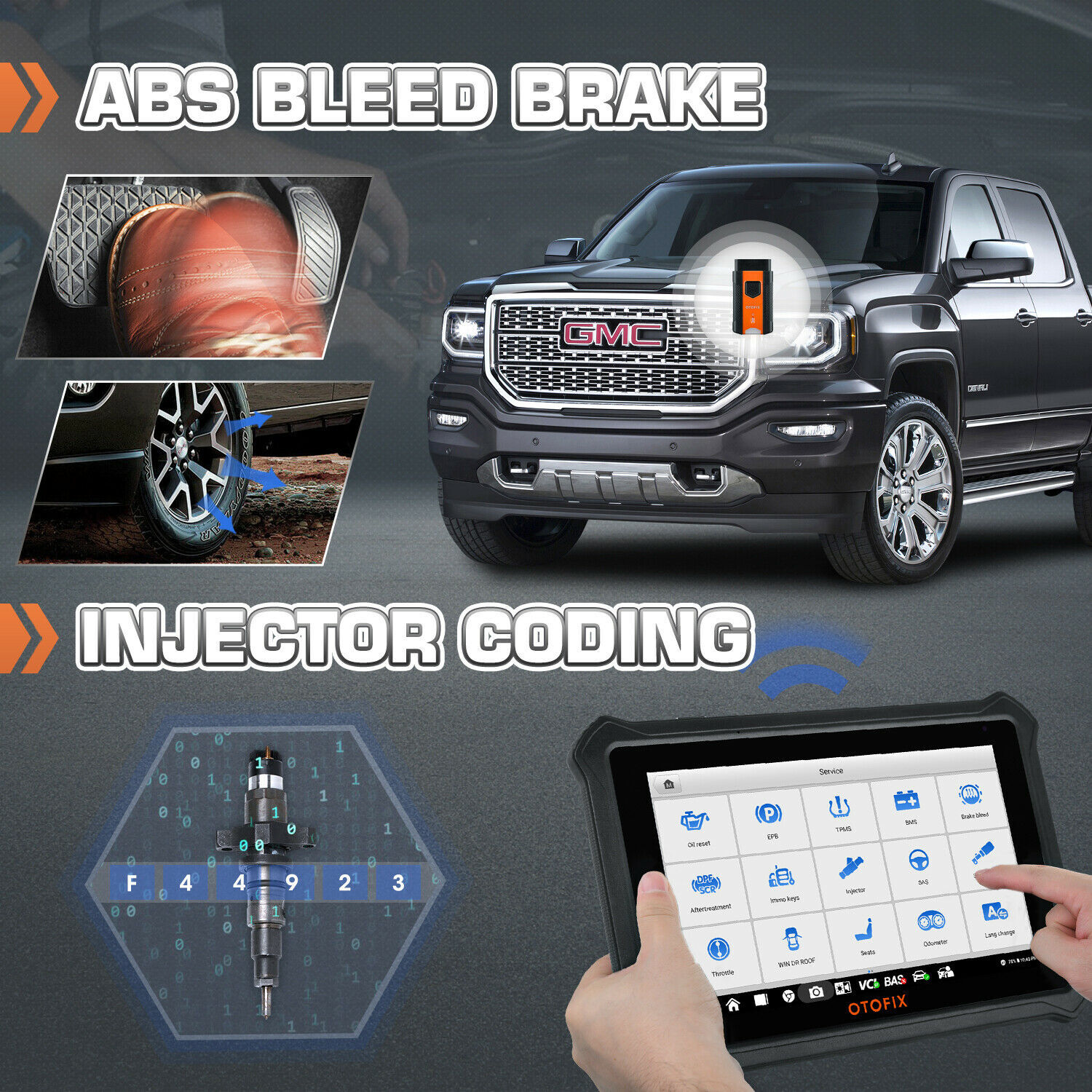 OTOFIX D1 Lite OBD2 Bidirectional Scanner Full System Diagnostic Tool Key Coding