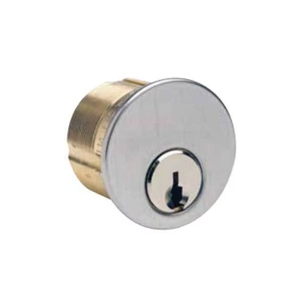 1-1/8" Schlage "C" 5-Pin D-6 Mortise Cylinder Satin Chrome -by GMS